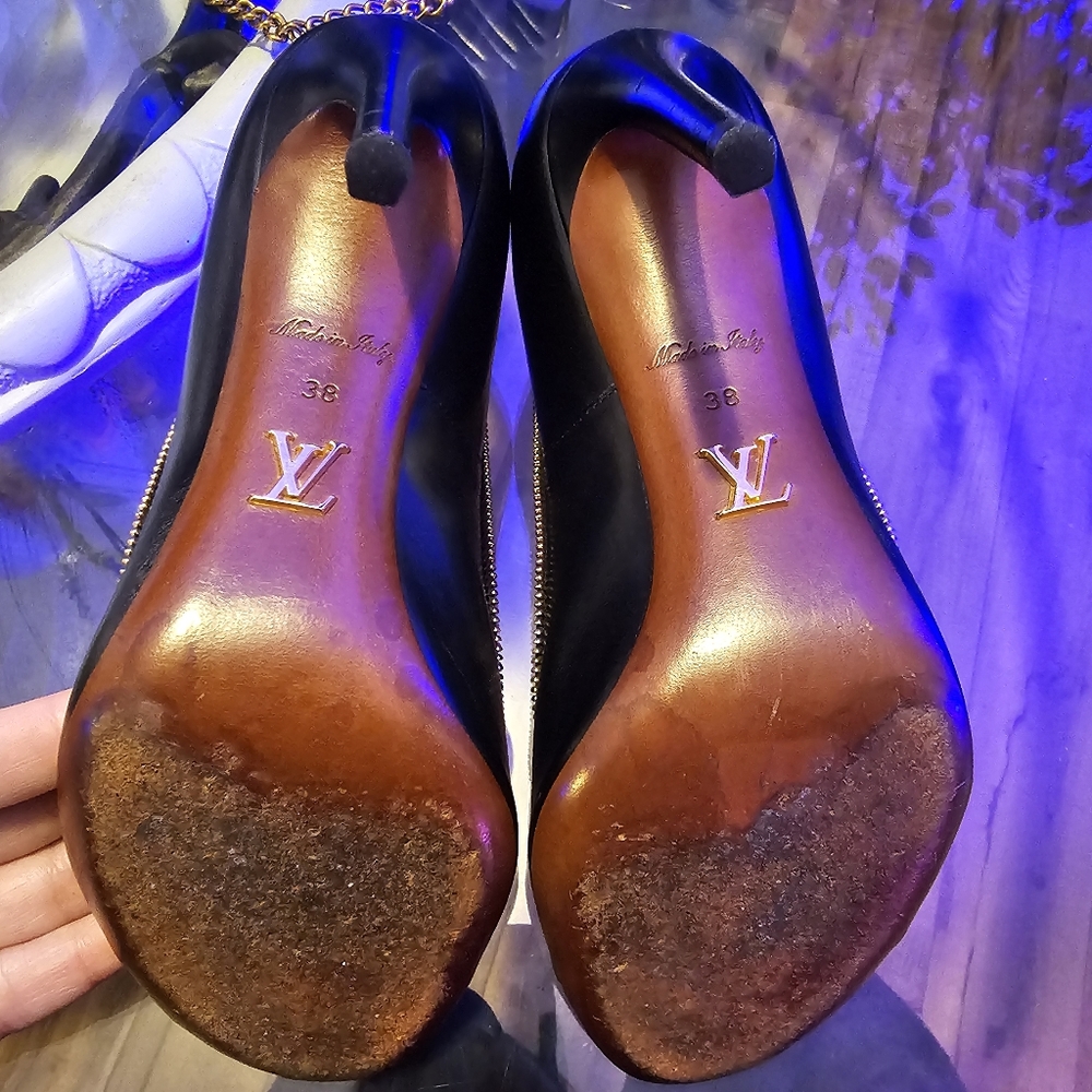 AUTHENTIC LOUIS VUITON perfecto-sandal-shoes– size 38 - Picture 10 of 16